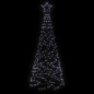 vidaXL LED-Weihnachtsbaum Kegelform Kaltweiß 200 LEDs 70x180 cm vidaXL LED-Weihnachtsbaum Kegelform Kaltweiß 200 LEDs 70x180 cm