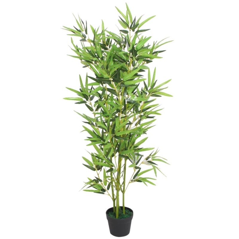 Künstliche Bambuspflanze mit Topf 120 cm Grün Künstliche Bambuspflanze mit Topf 120 cm Grün