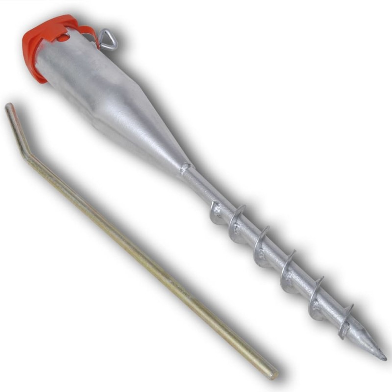 vidaXL Schirmständer 55 cm Verzinkter Stahl vidaXL Schirmständer 55 cm Verzinkter Stahl