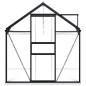 Gewächshaus mit Fundament Anthrazit Aluminium 7,03 m² Gewächshaus mit Fundament Anthrazit Aluminium 7,03 m²