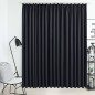 Verdunkelungsvorhang mit Haken Schwarz 290 x 245 cm Verdunkelungsvorhang mit Haken Schwarz 290 x 245 cm
