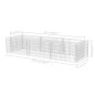 Gabionen-Hochbeet Stahl 270×90×50 cm Gabionen-Hochbeet Stahl 270×90×50 cm