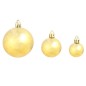 100-tlg. Weihnachtskugel-Set 3/4/6 cm Golden 100-tlg. Weihnachtskugel-Set 3/4/6 cm Golden