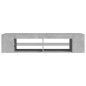 TV-Schrank mit LED-Leuchten Betongrau 135x39x30 cm TV-Schrank mit LED-Leuchten Betongrau 135x39x30 cm