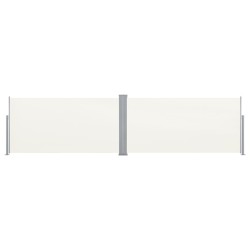 Ausziehbare Seitenmarkise 160x600 cm Creme
