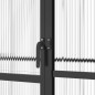 Gewächshaus mit Fundamentrahmen Anthrazit 3,3 m² Aluminimum Gewächshaus mit Fundamentrahmen Anthrazit 3,3 m² Aluminimum