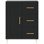 Highboard Schwarz 69,5x34x180 cm Holzwerkstoff Highboard Schwarz 69,5x34x180 cm Holzwerkstoff