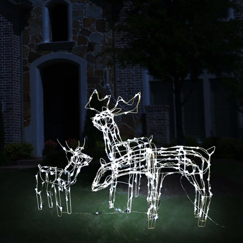 3-tlg. LED-Rentieren-Set Weihnachtsdekoration 229 LEDs 3-tlg. LED-Rentieren-Set Weihnachtsdekoration 229 LEDs