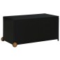 Garten-Aufbewahrungsbox Schwarz 120x65x61 cm Poly Rattan Garten-Aufbewahrungsbox Schwarz 120x65x61 cm Poly Rattan