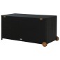 Garten-Aufbewahrungsbox Schwarz 120x65x61 cm Poly Rattan Garten-Aufbewahrungsbox Schwarz 120x65x61 cm Poly Rattan