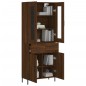 vidaXL Highboard Braun Eichen-Optik 69,5x34x180 cm Holzwerkstoff vidaXL Highboard Braun Eichen-Optik 69,5x34x180 cm Holzwerkstoff