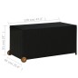 Garten-Aufbewahrungsbox Schwarz 120x65x61 cm Poly Rattan Garten-Aufbewahrungsbox Schwarz 120x65x61 cm Poly Rattan