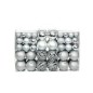 100-tlg. Weihnachtskugel-Set 3/4/6 cm Silbern 100-tlg. Weihnachtskugel-Set 3/4/6 cm Silbern