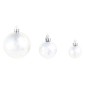 100-tlg. Weihnachtskugel-Set 3/4/6 cm Silbern 100-tlg. Weihnachtskugel-Set 3/4/6 cm Silbern