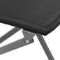 Klappbare Gartenstühle 4 Stk. Schwarz Stahl und Textilene Klappbare Gartenstühle 4 Stk. Schwarz Stahl und Textilene