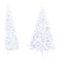 Künstlicher Halber Weihnachtsbaum mit Ständer Weiß 150 cm PVC Künstlicher Halber Weihnachtsbaum mit Ständer Weiß 150 cm PVC
