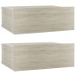 Hängende Nachttische 2 Stk. Sonoma-Eiche 40x30x15 cm Hängende Nachttische 2 Stk. Sonoma-Eiche 40x30x15 cm