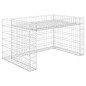 vidaXL Rasenmäher-Garage mit Hochbeet 110x80x60 cm Stahldraht vidaXL Rasenmäher-Garage mit Hochbeet 110x80x60 cm Stahldraht