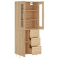 Highboard Sonoma-Eiche 69,5x34x180 cm Holzwerkstoff Highboard Sonoma-Eiche 69,5x34x180 cm Holzwerkstoff