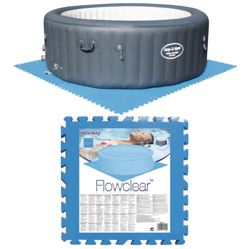 Bestway Pool-Bodenschutz 8 Stk. Blau 58220 Bestway Pool-Bodenschutz 8 Stk. Blau 58220