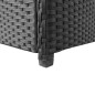 vidaXL Garten-Auflagenbox Schwarz 120x50x60 cm Poly Rattan vidaXL Garten-Auflagenbox Schwarz 120x50x60 cm Poly Rattan
