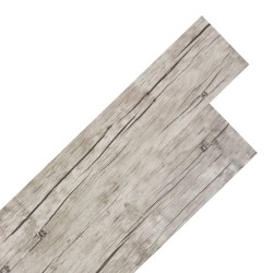 vidaXL PVC-Fliesen Selbstklebend 5,02 m² 2 mm Eiche Gewaschen 