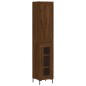 Highboard Braun Eichen-Optik 34,5x34x180 cm Holzwerkstoff Highboard Braun Eichen-Optik 34,5x34x180 cm Holzwerkstoff