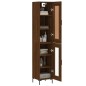 Highboard Braun Eichen-Optik 34,5x34x180 cm Holzwerkstoff Highboard Braun Eichen-Optik 34,5x34x180 cm Holzwerkstoff
