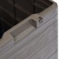 Garten-Aufbewahrungsbox 90 L Braun Garten-Aufbewahrungsbox 90 L Braun