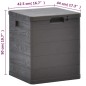 Garten-Aufbewahrungsbox 90 L Braun Garten-Aufbewahrungsbox 90 L Braun