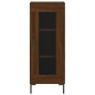 Highboard Braun Eichen-Optik 34,5x34x180 cm Holzwerkstoff Highboard Braun Eichen-Optik 34,5x34x180 cm Holzwerkstoff
