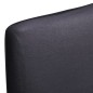 Stretch-Stuhlhussen Gerade 4 Stk. Anthrazit Stretch-Stuhlhussen Gerade 4 Stk. Anthrazit