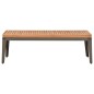 Garten-Couchtisch 110×55×35 cm Massivholz Akazie