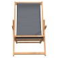 Strandstuhl Klappbar Massivholz Teak Grau Strandstuhl Klappbar Massivholz Teak Grau
