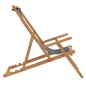 Strandstuhl Klappbar Massivholz Teak Grau Strandstuhl Klappbar Massivholz Teak Grau