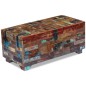 vidaXL Couchtisch Truhe Altholz Massiv 80x40x35 cm vidaXL Couchtisch Truhe Altholz Massiv 80x40x35 cm