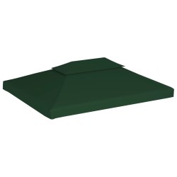 vidaXL Pavillon-Dachplane Ersatzdach 310 g/m² Grün 3x4 m