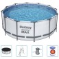 Bestway Steel Pro MAX Swimmingpool-Set Rund 366x122 cm Bestway Steel Pro MAX Swimmingpool-Set Rund 366x122 cm