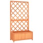 Garten-Spalier mit Blumenkasten Braun 70x30x135 cm Tannenholz Garten-Spalier mit Blumenkasten Braun 70x30x135 cm Tannenholz