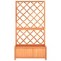 Garten-Spalier mit Blumenkasten Braun 70x30x135 cm Tannenholz Garten-Spalier mit Blumenkasten Braun 70x30x135 cm Tannenholz