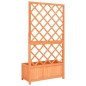 Garten-Spalier mit Blumenkasten Braun 70x30x135 cm Tannenholz Garten-Spalier mit Blumenkasten Braun 70x30x135 cm Tannenholz