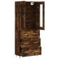Highboard Räuchereiche 69,5x34x180 cm Holzwerkstoff Highboard Räuchereiche 69,5x34x180 cm Holzwerkstoff