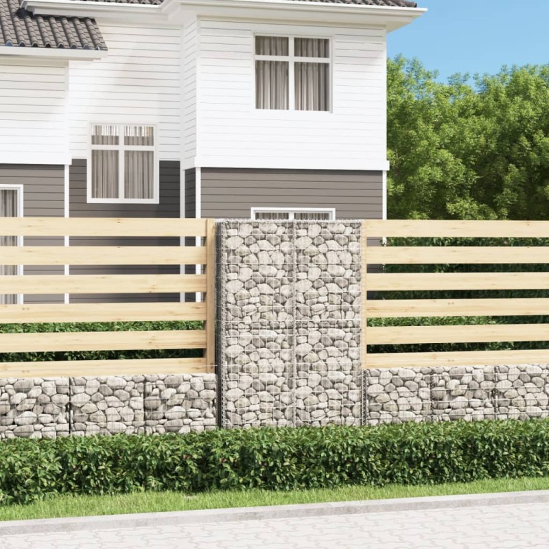 Steinkorb Gabione mit Deckeln Verzinkter Draht 150×100×30 cm Steinkorb Gabione mit Deckeln Verzinkter Draht 150×100×30 cm