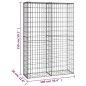 Steinkorb Gabione mit Deckeln Verzinkter Draht 150×100×30 cm Steinkorb Gabione mit Deckeln Verzinkter Draht 150×100×30 cm
