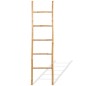 Handtuchleiter mit 5 Sprossen Bambus 150 cm Handtuchleiter mit 5 Sprossen Bambus 150 cm