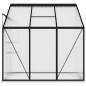 Anlehngewächshaus Anthrazit Aluminium 3,97 m³ Anlehngewächshaus Anthrazit Aluminium 3,97 m³