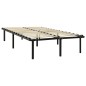 vidaXL Bettgestell Schwarz Metall 160×200 cm vidaXL Bettgestell Schwarz Metall 160×200 cm