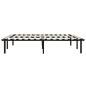 vidaXL Bettgestell Schwarz Metall 160×200 cm vidaXL Bettgestell Schwarz Metall 160×200 cm