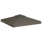 Pavillon-Dachplane mit Kaminabzug 310 g/m² 3x3 m Taupe Pavillon-Dachplane mit Kaminabzug 310 g/m² 3x3 m Taupe