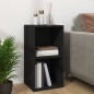 Schallplatten-Aufbewahrungsbox Schwarz 71x34x36cm Holzwerkstoff Schallplatten-Aufbewahrungsbox Schwarz 71x34x36cm Holzwerkstoff